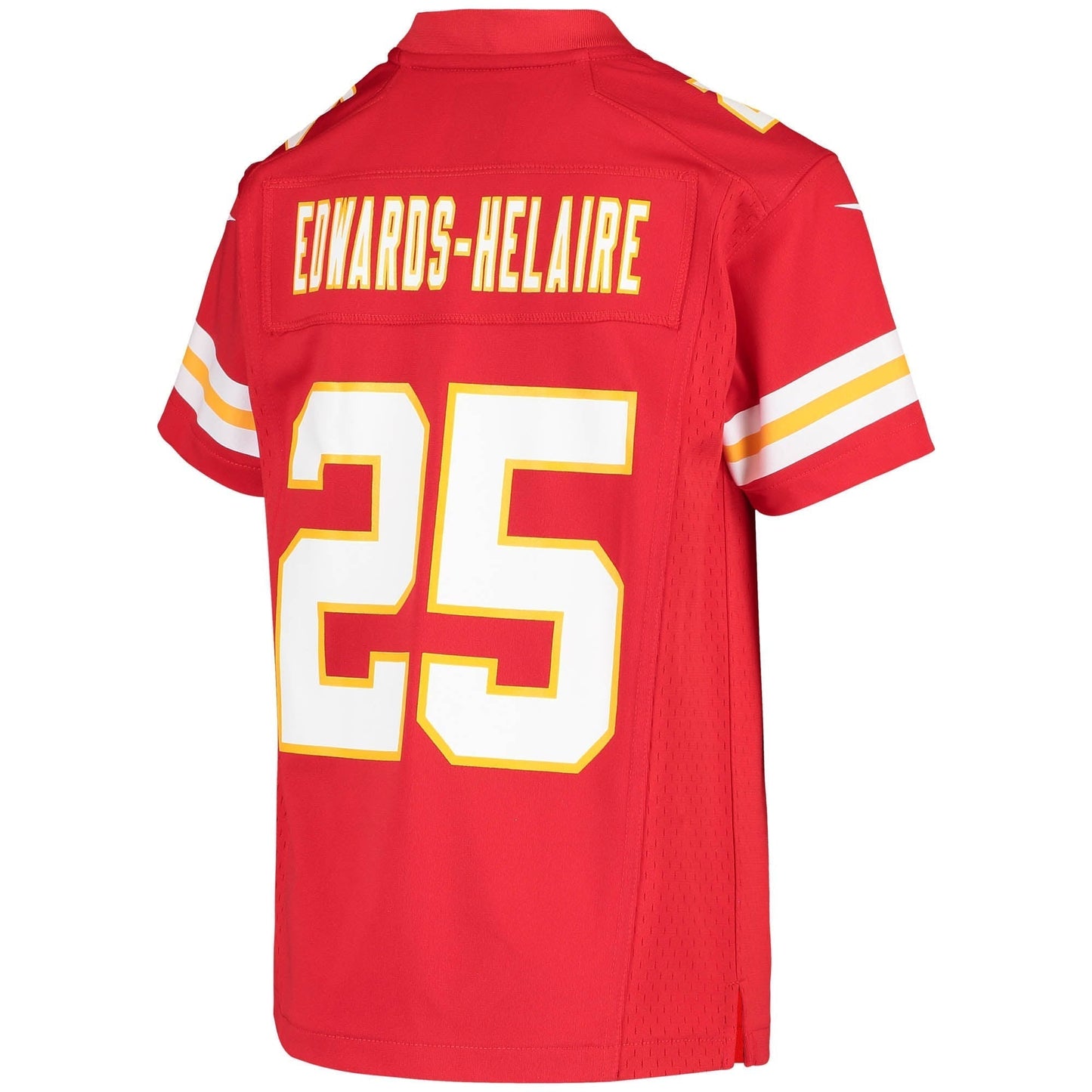 Youth  Clyde Edwards-Helaire Red Kansas City Chiefs Game Jersey