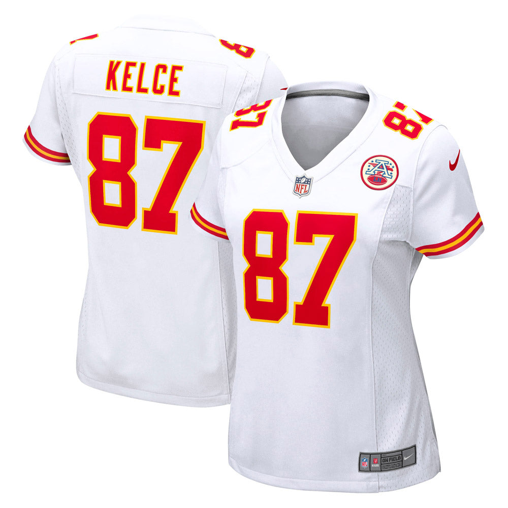 Women's Kansas City Chiefs Travis Kelce Game Jersey White