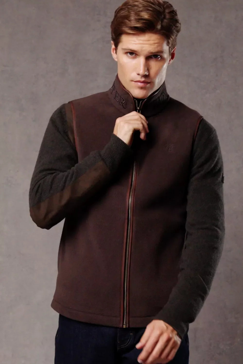 Country Fleece Gilet (Chocolate)