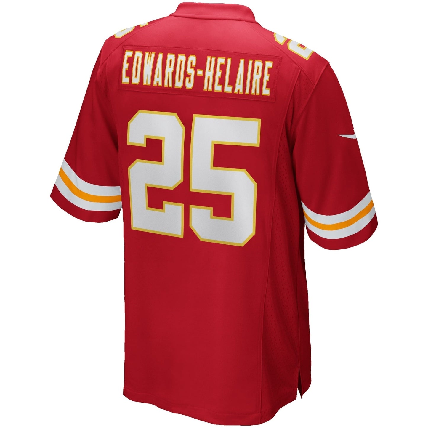 Men's  Clyde Edwards-Helaire Red Kansas City Chiefs Player Game Jersey