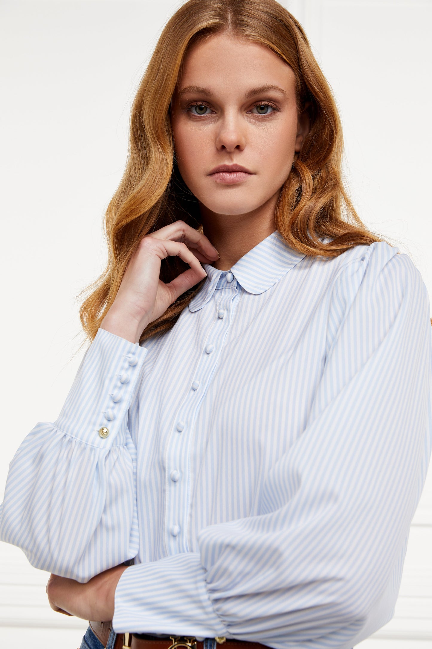 Isla Shirt (Sky Stripe)