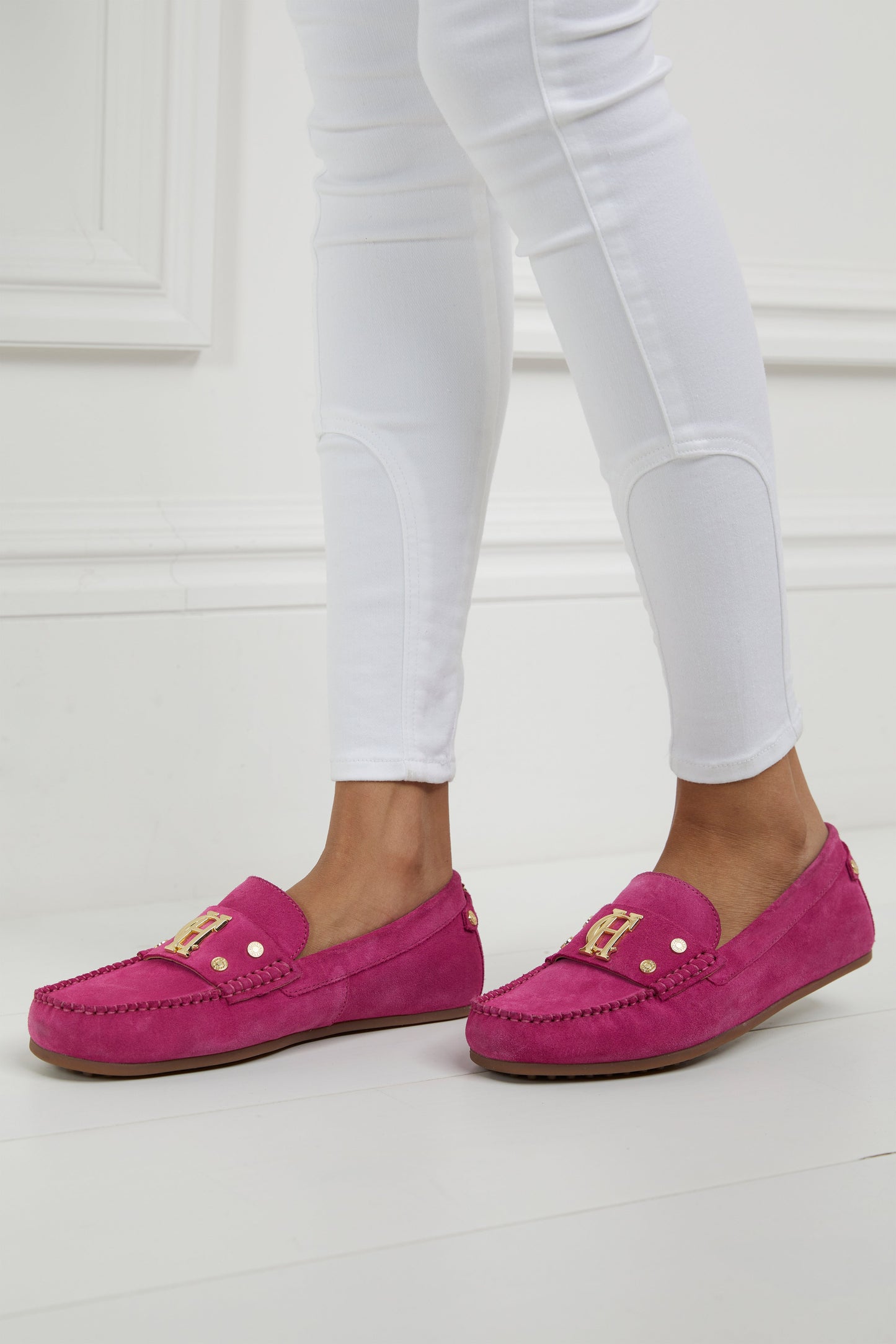 The Driving Loafer (Fuchsia)