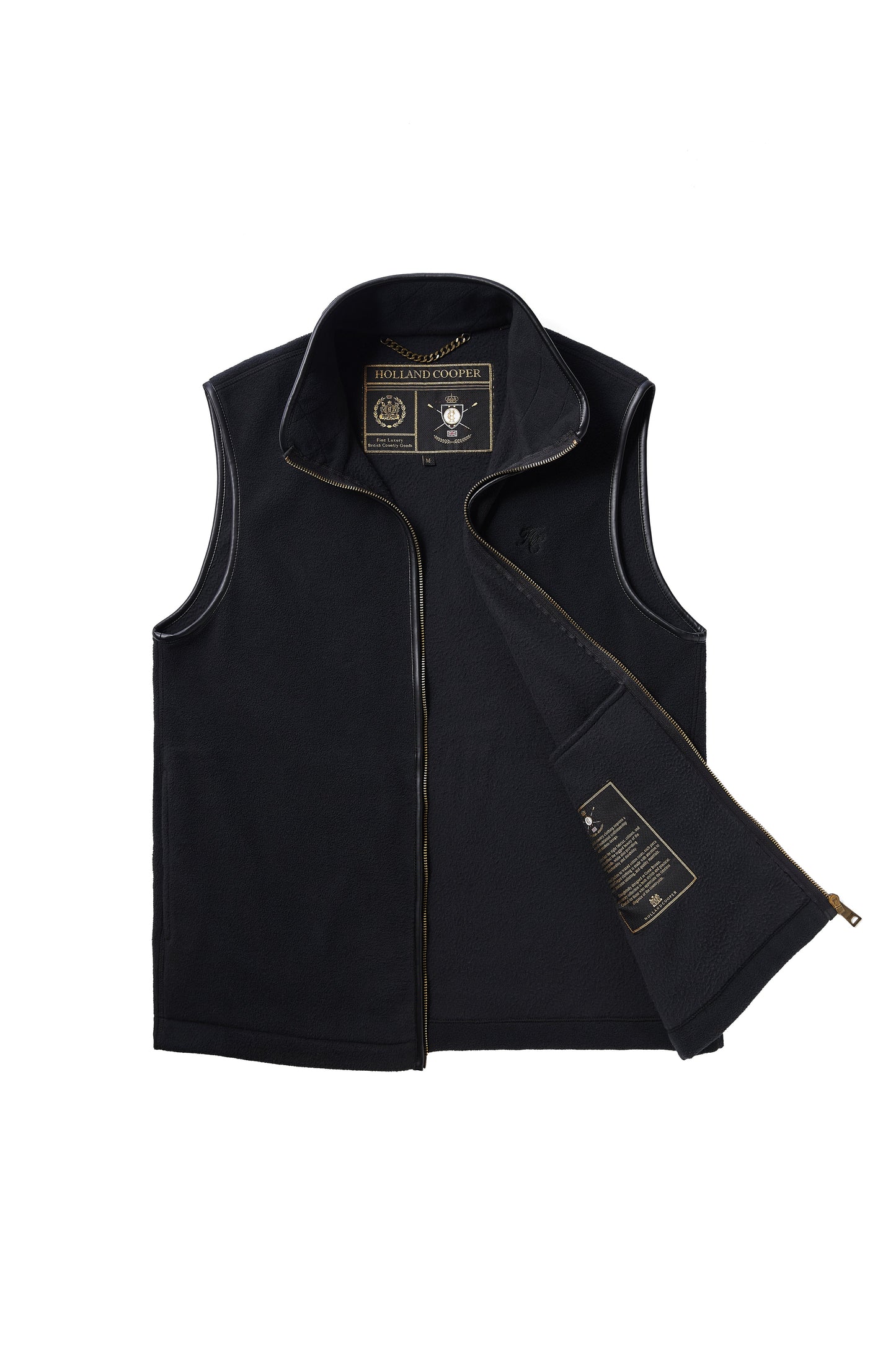 Country Fleece Gilet (Black)