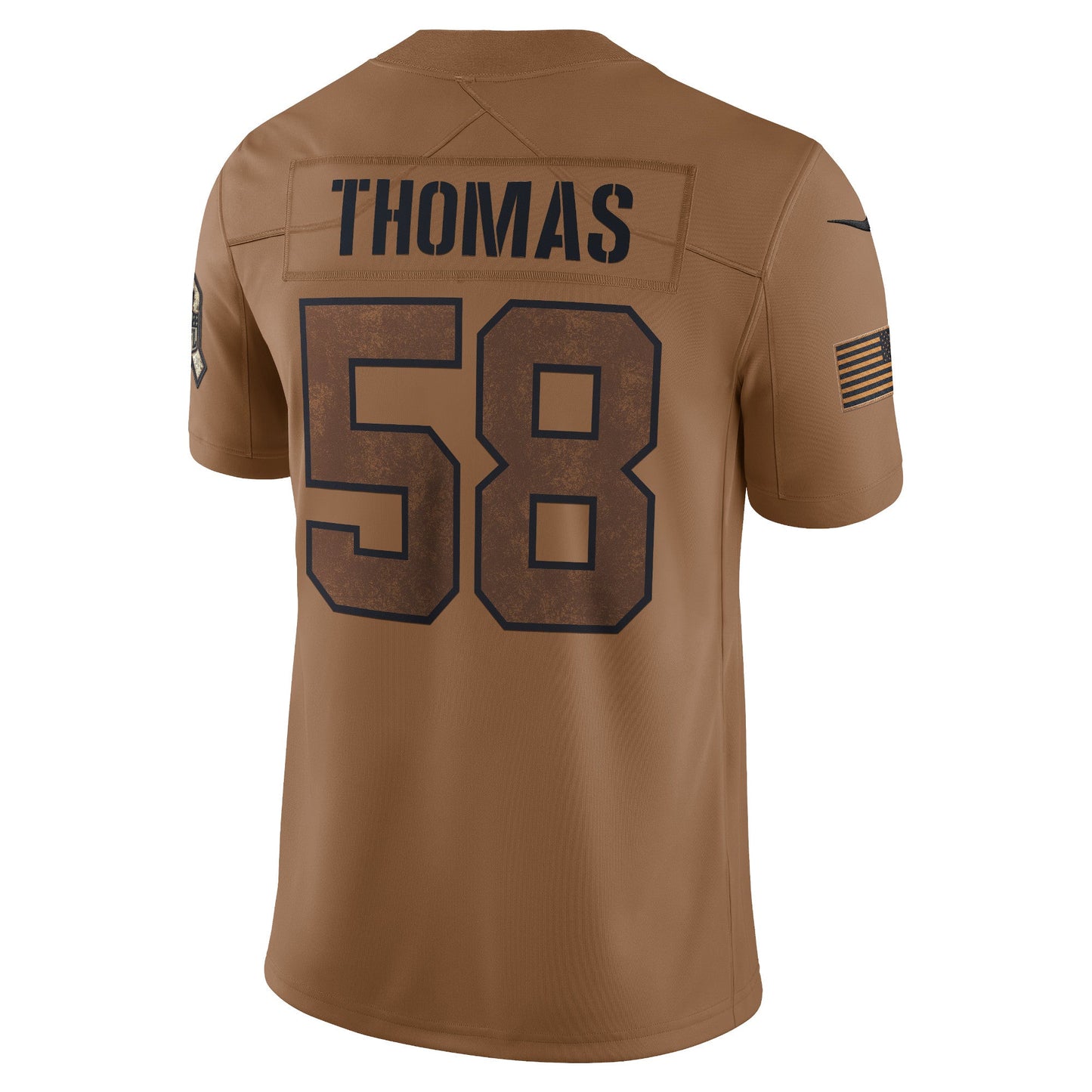 Derrick Thomas Kansas City Chiefs  2023 Salute To Service Retired Player Limited Jersey - Brown