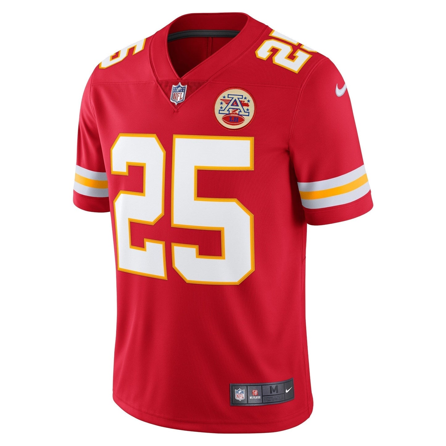 Men's  Clyde Edwards-Helaire Red Kansas City Chiefs Vapor Limited Jersey