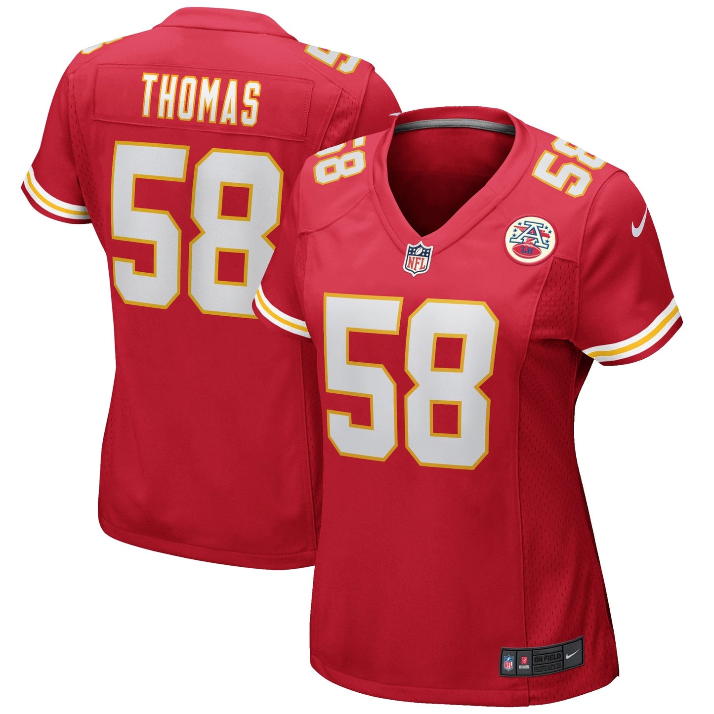 Derrick Thomas Kansas City Chiefs  Women's Game Retired Player Jersey - Red