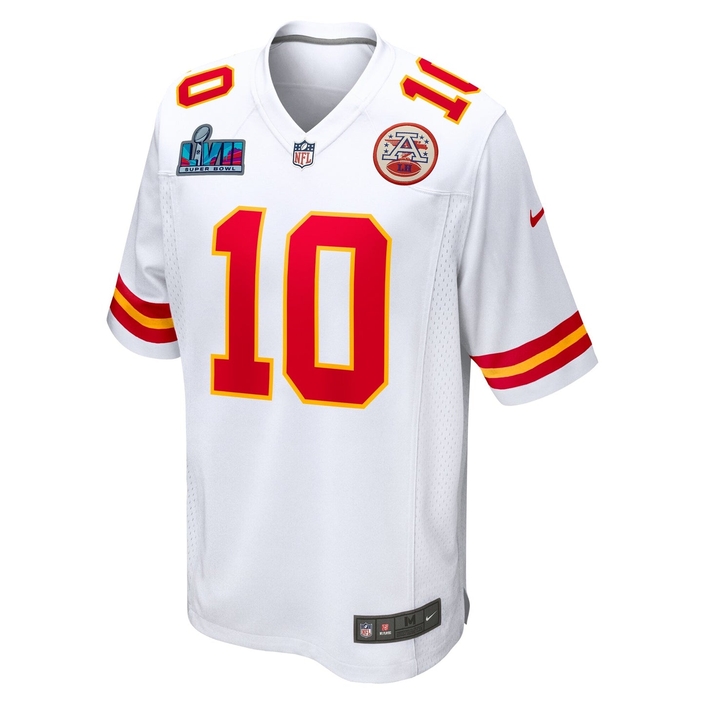 Isiah Pacheco Kansas City Chiefs  Super Bowl LVII Patch Away Game Jersey - White