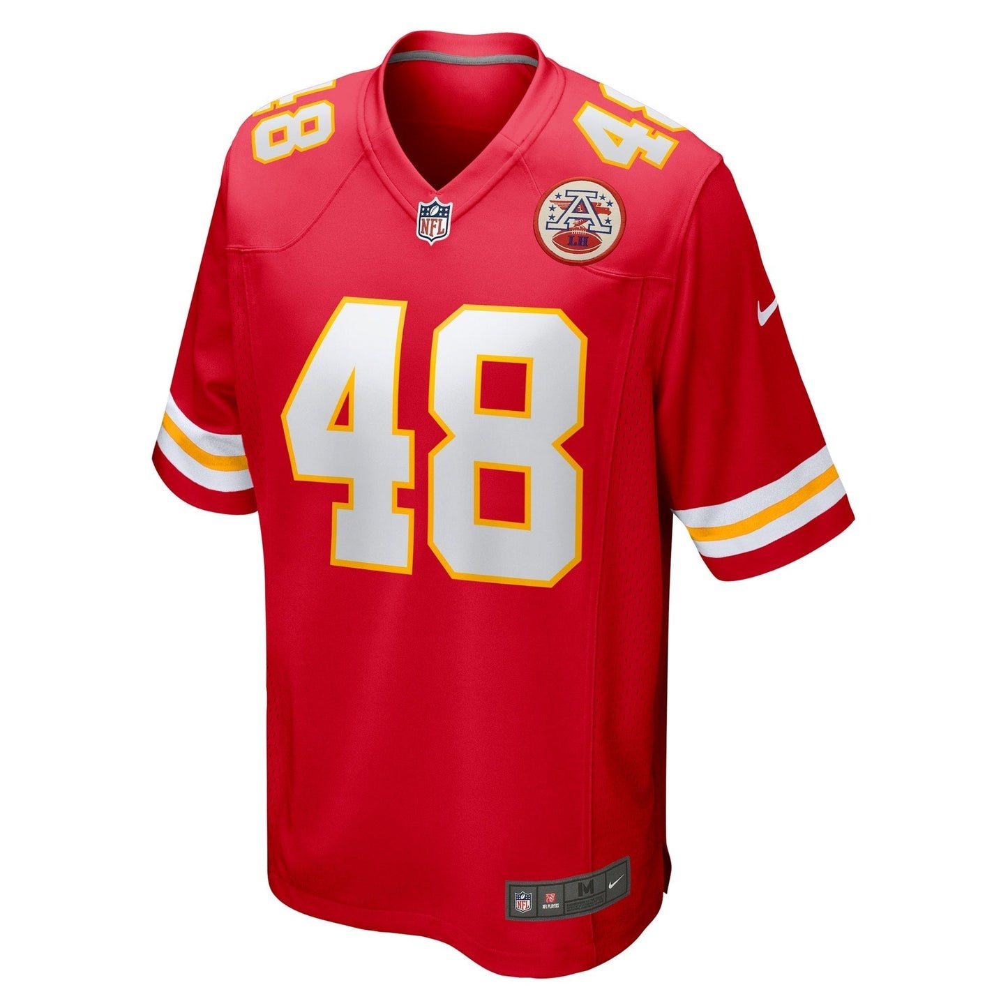 Men's  Cole Christiansen Red Kansas City Chiefs Game Player Jersey