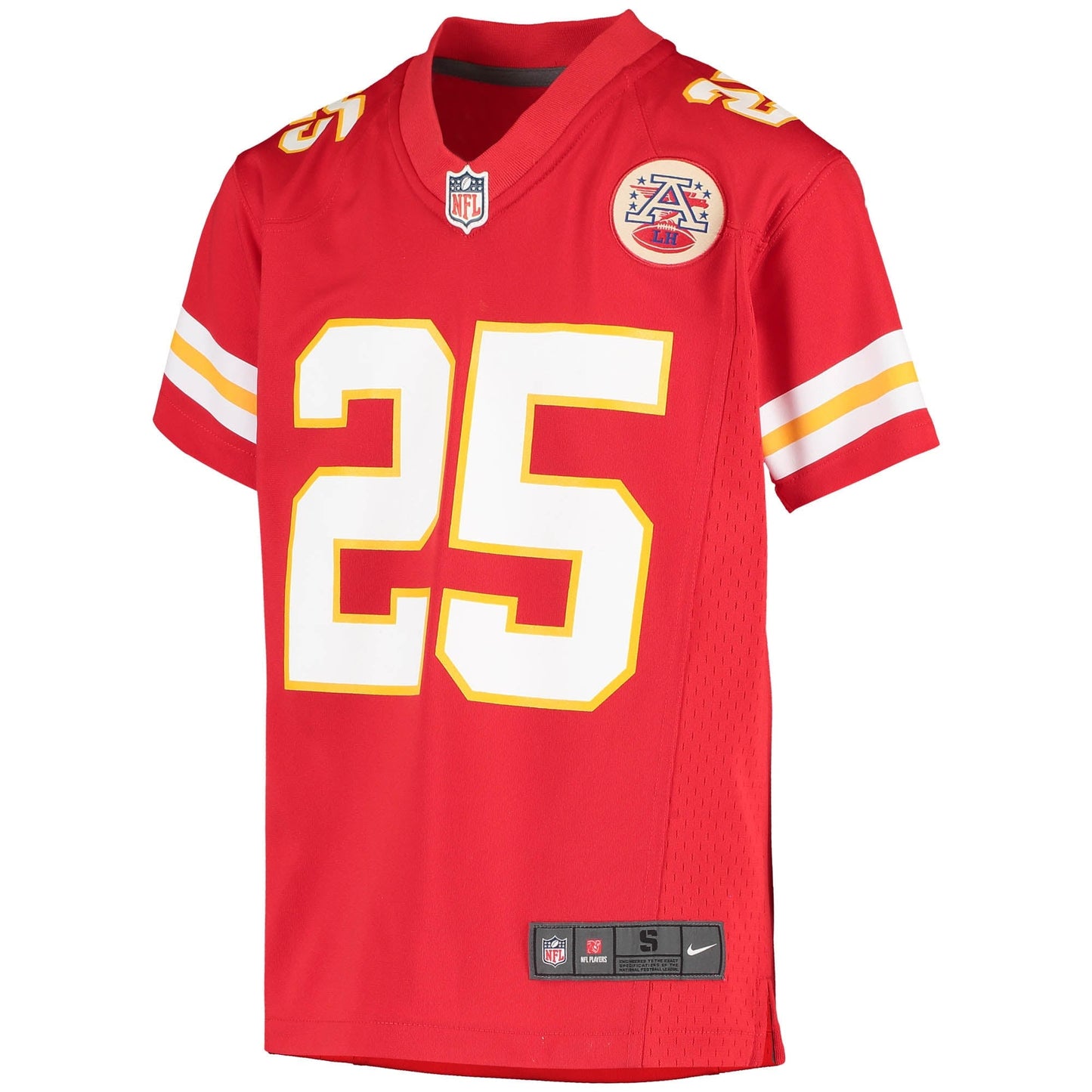 Youth  Clyde Edwards-Helaire Red Kansas City Chiefs Game Jersey