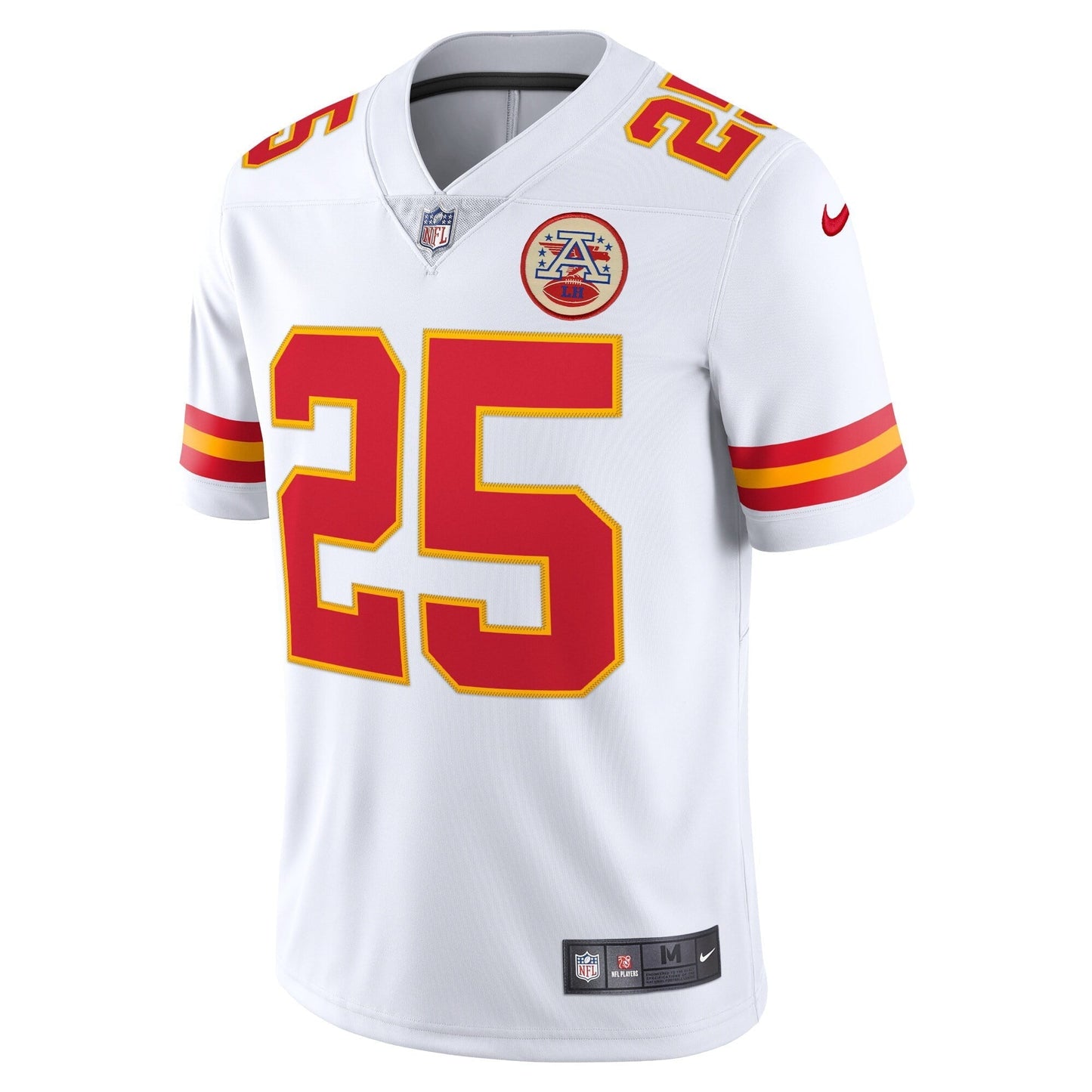 Men's  Clyde Edwards-Helaire White Kansas City Chiefs Vapor Limited Jersey