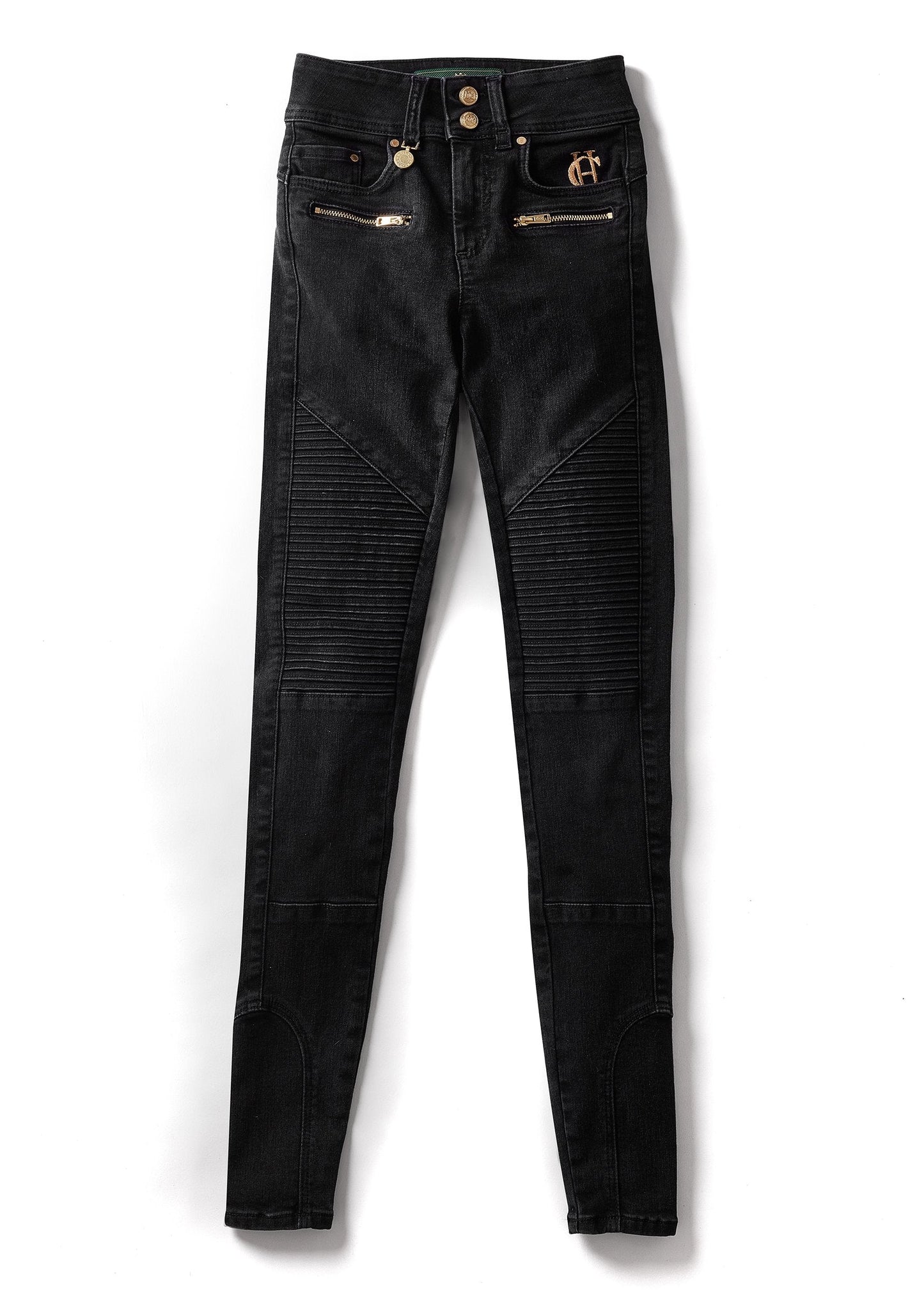 Biker Jean (Washed Black)