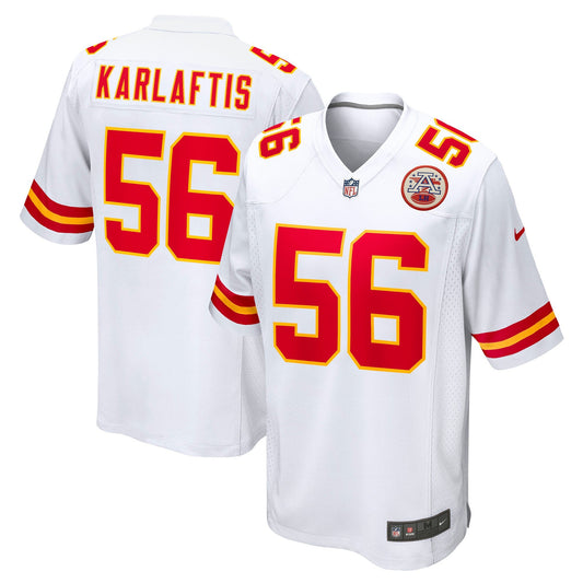 George Karlaftis Kansas City Chiefs  Away Game Player Jersey - White