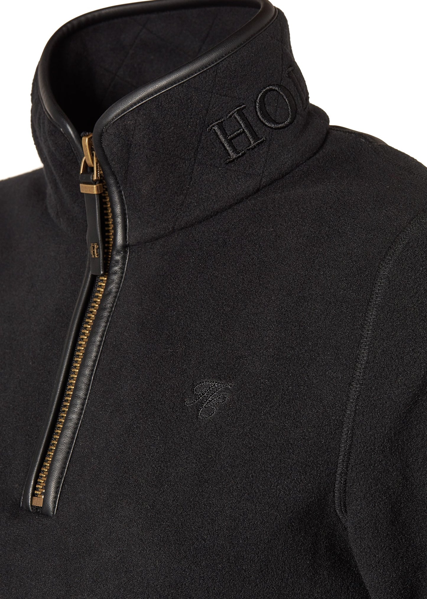 Country Fleece Half Zip (Black)