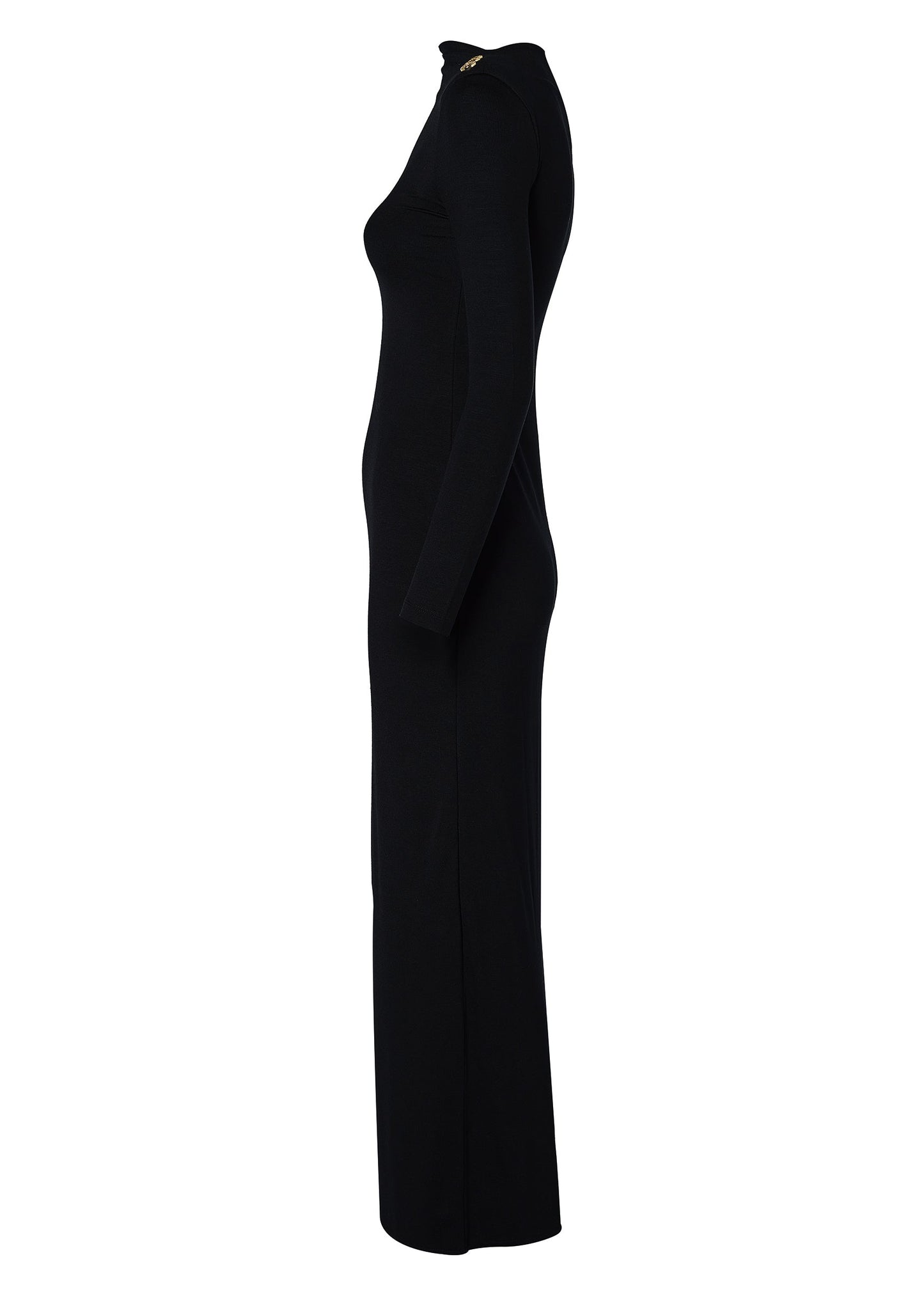 Harper Long Sleeve Maxi Dress (Black)