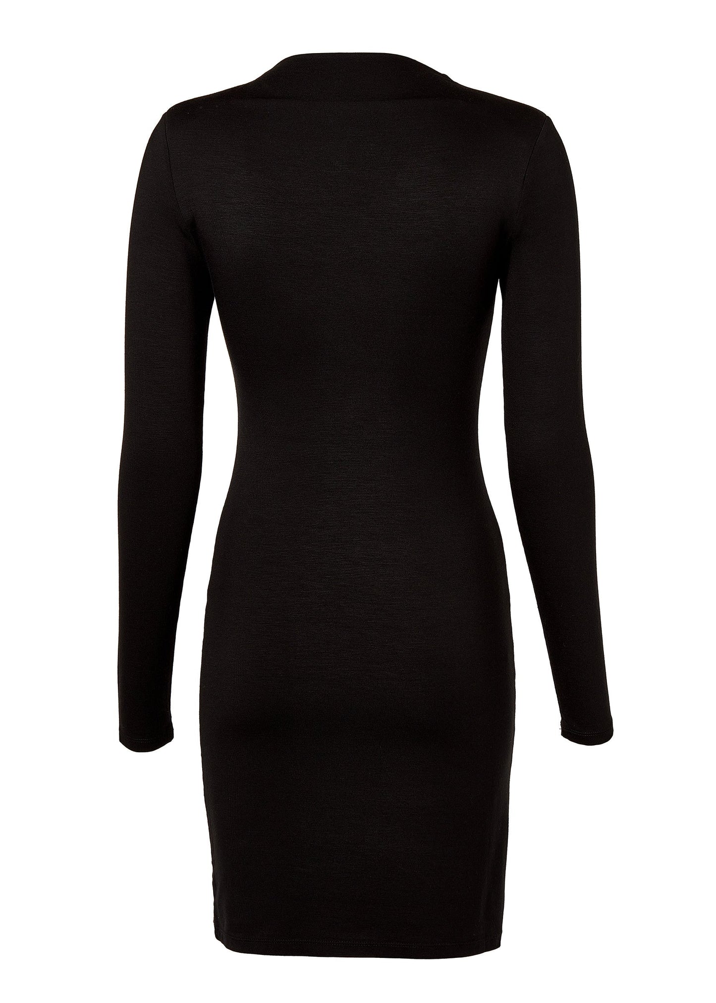 Harper Long Sleeve Mini Dress (Black)