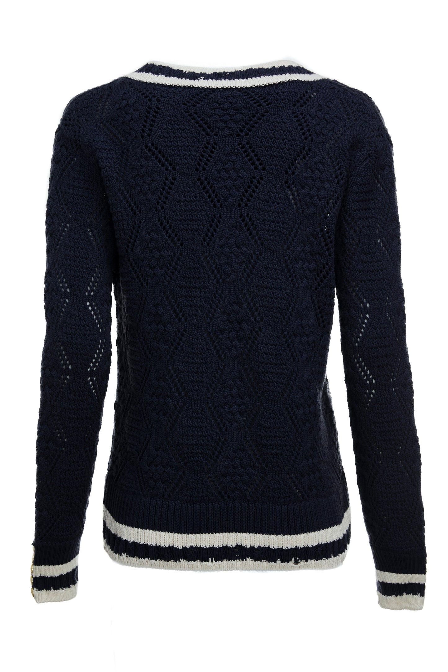 Harvard V-Neck Knit (Ink Navy)