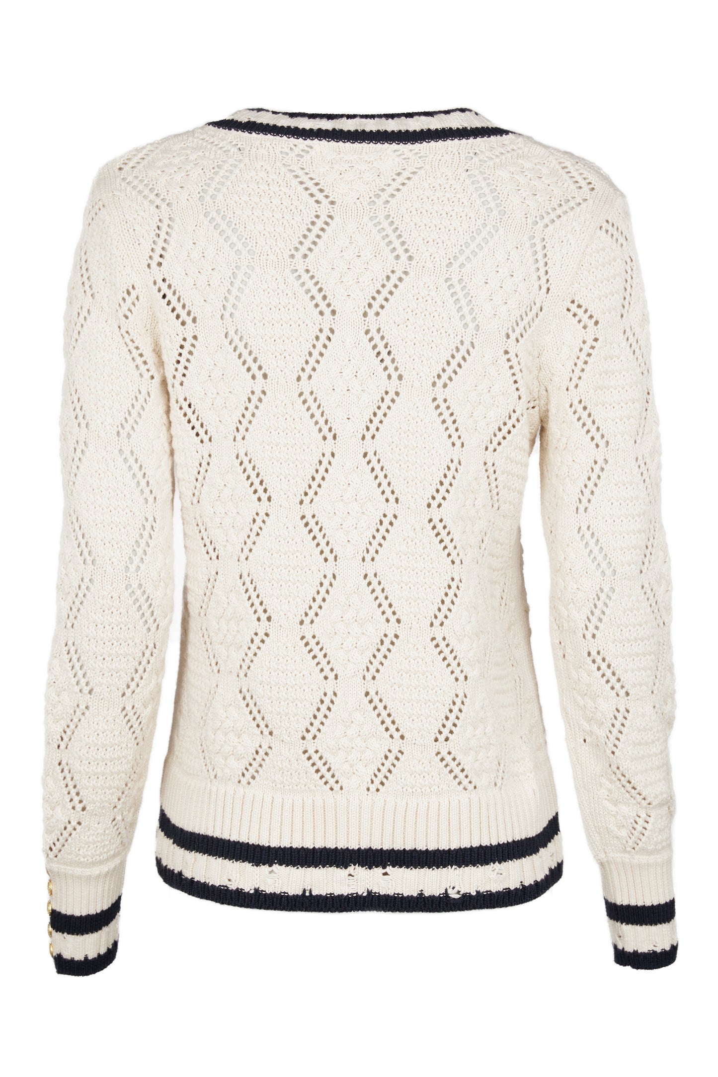 Harvard V-Neck Knit (Natural)