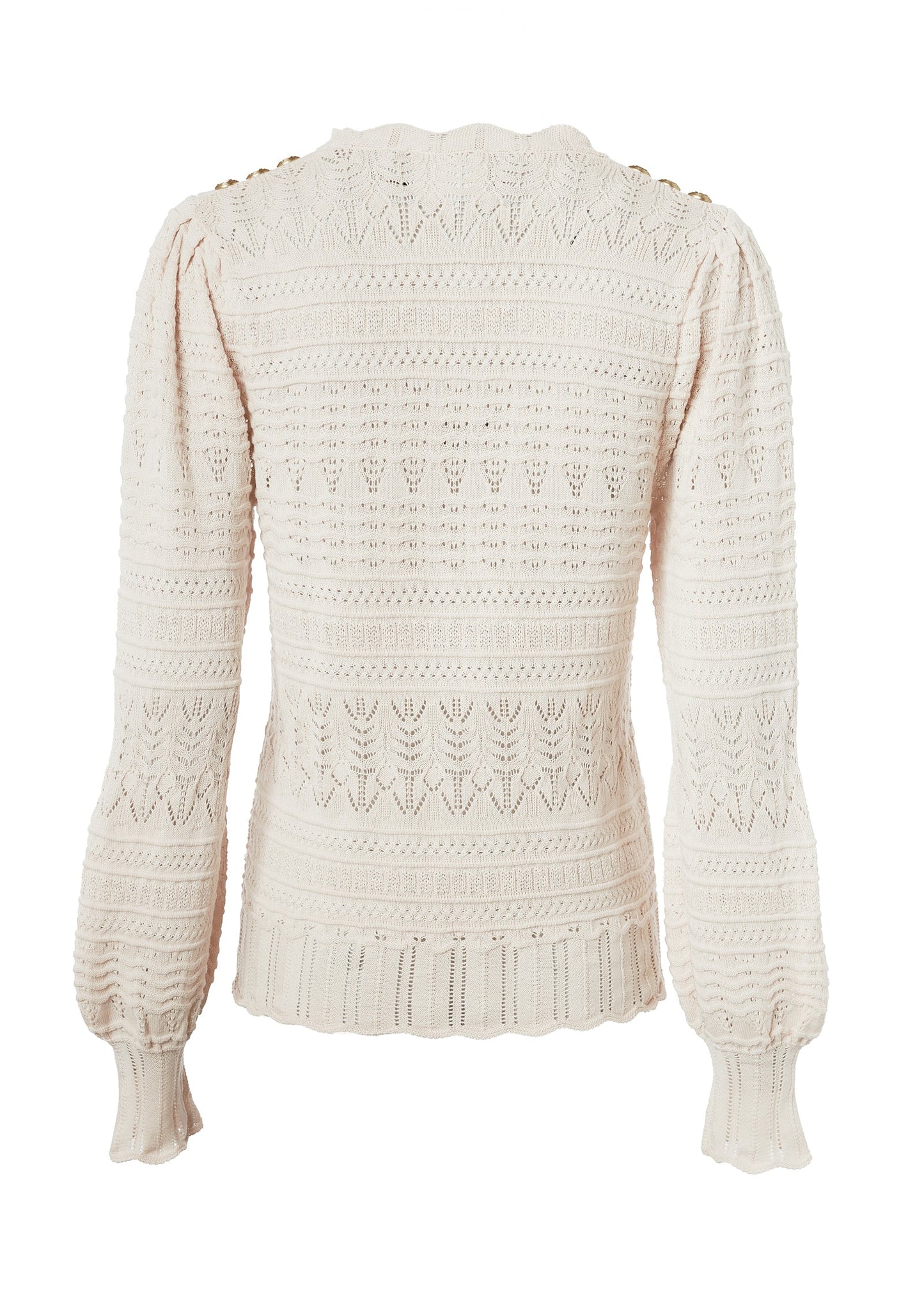 Kelsie Pointelle Knit (Almond)