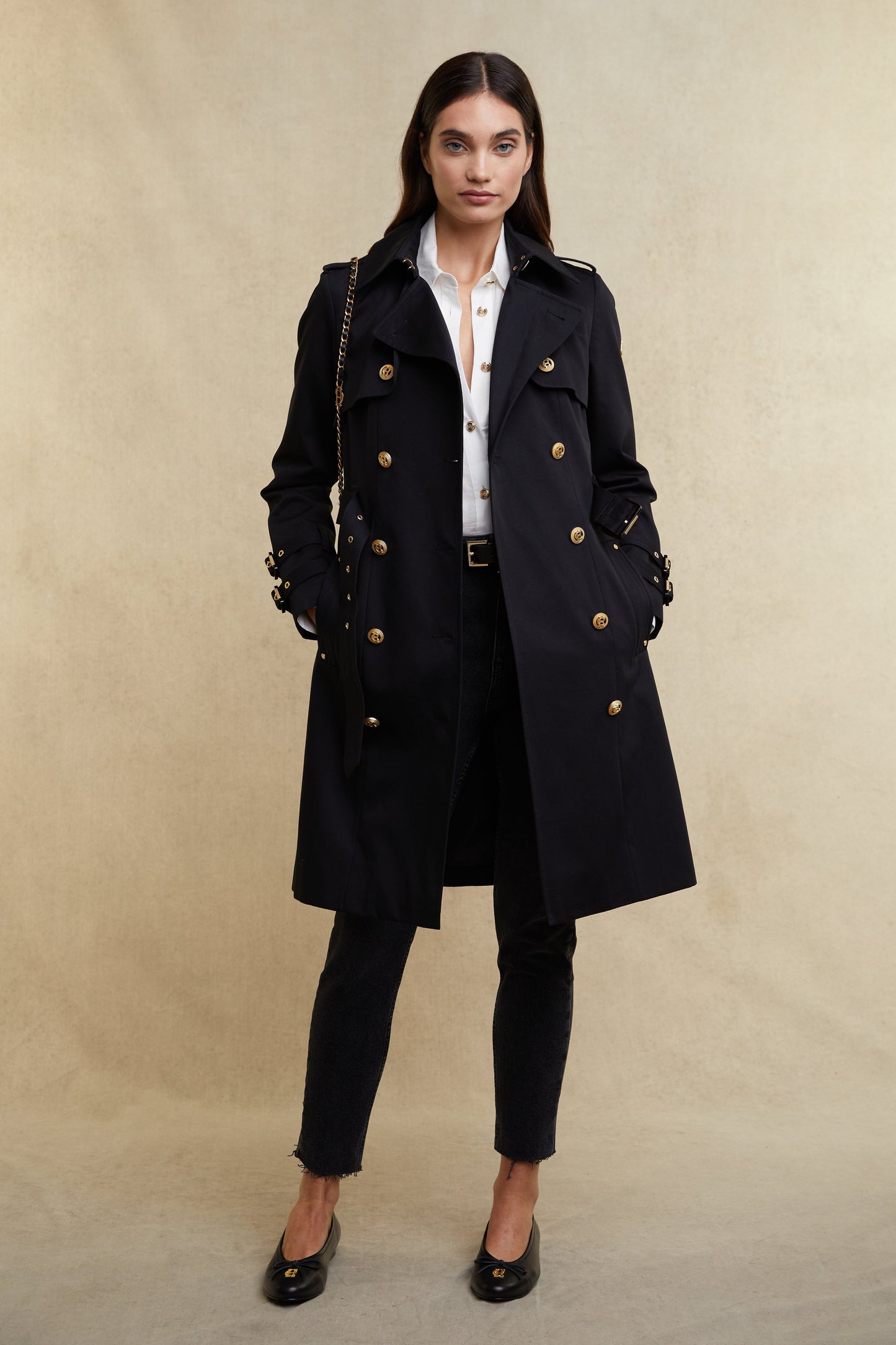 Gatcombe Trench Coat (Black)