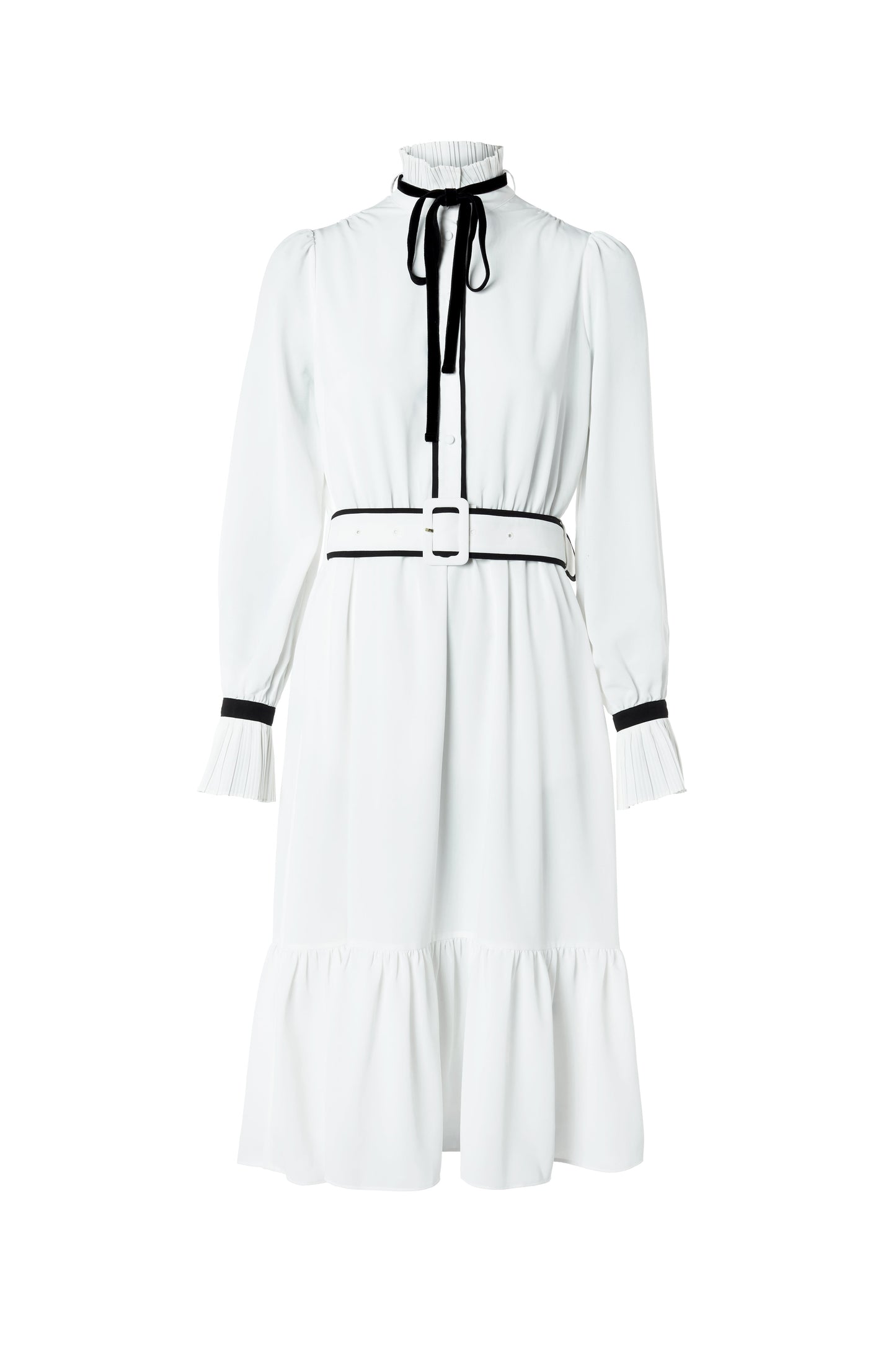 Olivia Tie Dress (White)