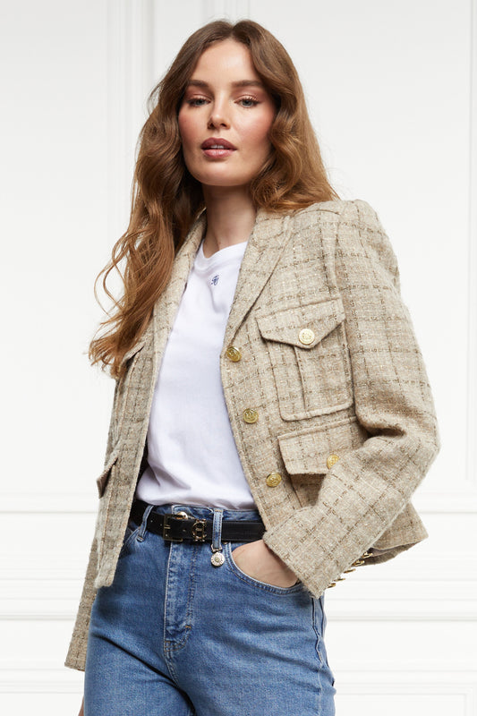 Richmond Jacket (Camel Sparkle Tweed)